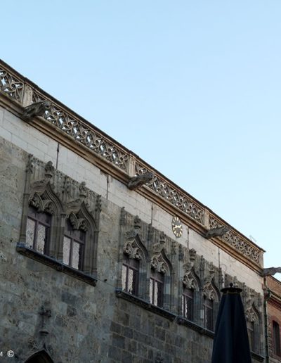 Gargoyles from the Loge de Mer in Perpignan (France).