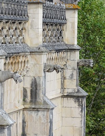 Gargoyles from the Monastery of Batalha (Portugal).