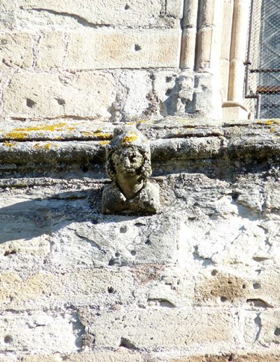 Grotesco de la Catedral de Cahors (Francia). Es una figura humana.