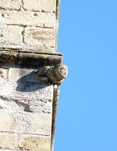 Grotesco de la Catedral de Cahors (Francia). Es una figura humana.