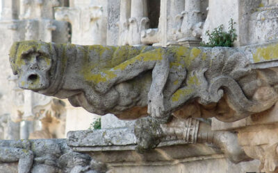 Las gárgolas del cimborrio de la Catedral de Burgos