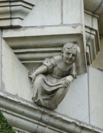 Grotesco del Château Royal de Blois (Francia).