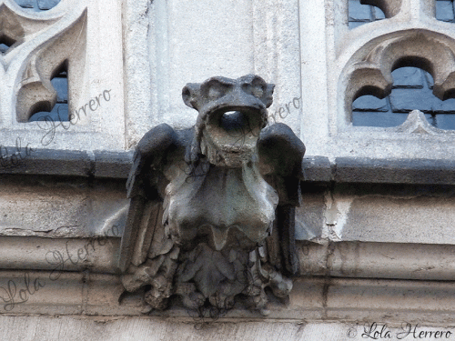 Gárgola-Lonja-de-los-Burgueses-(Brujas,-Bélgica)-(458)