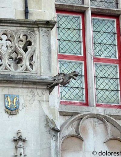 gargoyles in Bruges