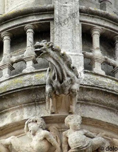 gárgolas canalón medieval