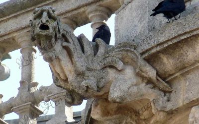 Surprisingly Unnerving Gargoyles. The Devils in the Lantern Tower at the Cathedral of Burgos