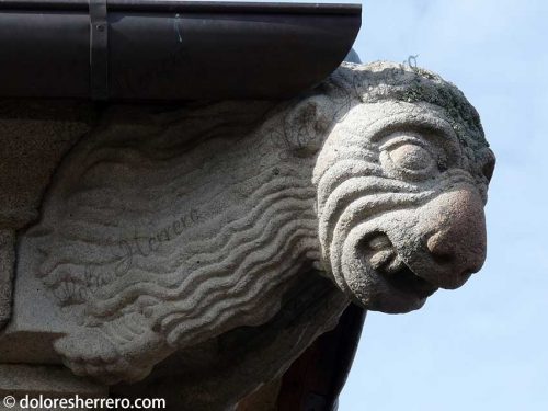 gárgola arte león