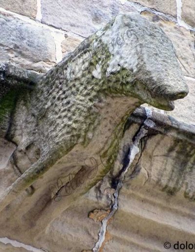 animales en gárgolas