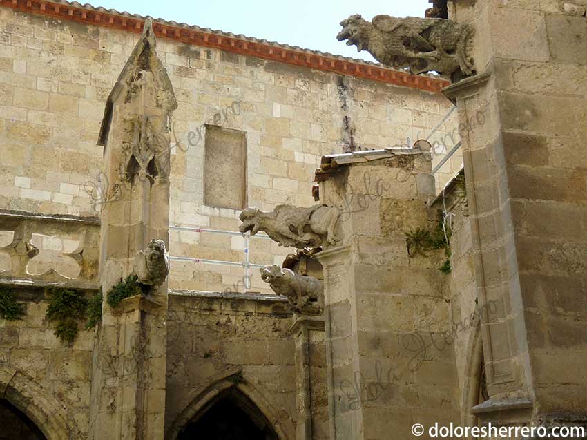 Gargoyles and their Small Companions. The Cloister of Narbonne Cathedral