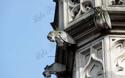 The Gargoyles on the Provincial Palace in Bruges