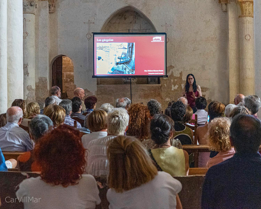Conferencia de Dolores Herrero Ferrio en Villamorón (Burgos), 2026.