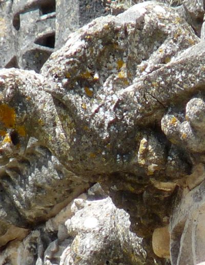 Monstrous gargoyle from the Convent of Christ of Tomar (Portugal).